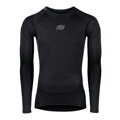 FORCE tričko funkčné neprefúkavé GUARD dlhý rukáv, čierne
