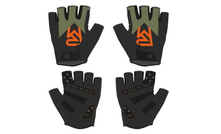 RACE GLOVES SF/KHAKKI/ORANGE