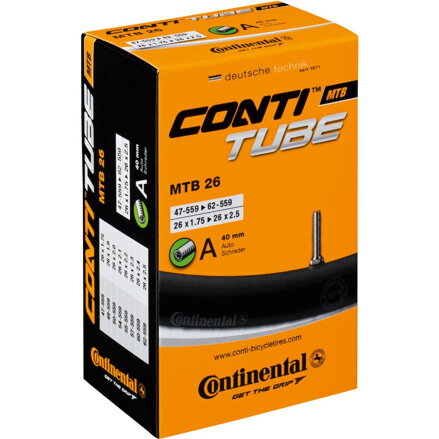 Duša CONTINENTAL MTB 26 - autoventil Duša CONTINENTAL MTB 26 - autoventil