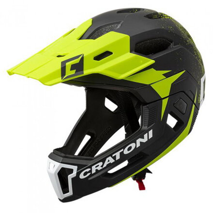 Prilba CRATONI C-Maniac 2.0 MX Black/Lime Matt - S/M (53-56cm)