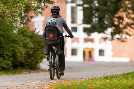 Detská sedačka HAMAX Siesta Grey/Orange