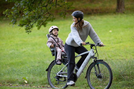 Detská sedačka HAMAX Siesta Grey/Orange