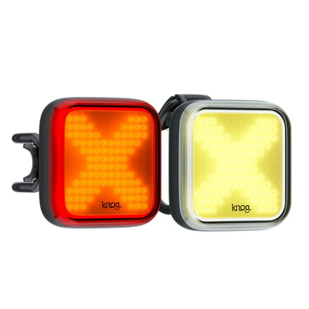 Sada svetiel KNOG Blinder Black Twinpack - Square Sada svetiel KNOG Blinder Black Twinpack - Square
