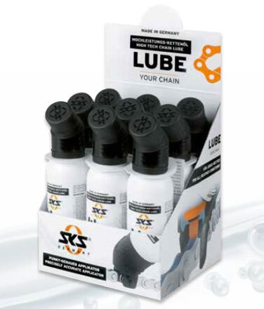Sada olejov SKS Lube Your Chain Set Of 9 Pcs Incl. Counter Display