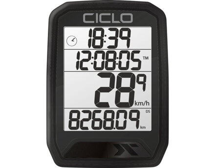 Tachometer CicloSport Protos 113 drôtový - Red