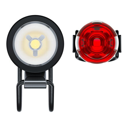 Sada svetiel KNOG Plugger Twinpack Black