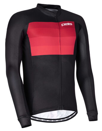Dres s dlhým rukávom PELLS Lines Red - XXXL