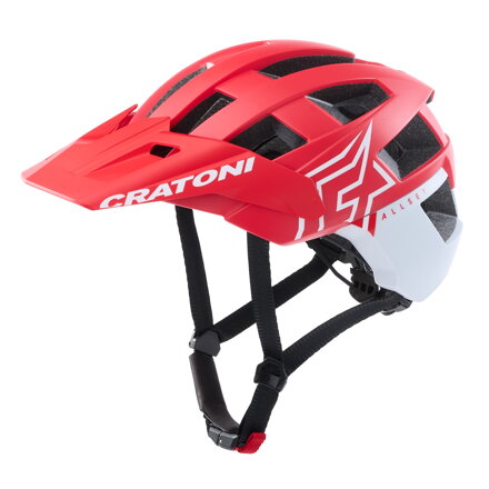Prilba CRATONI AllSet Pro Red/White Matt - M/L (58-61cm)
