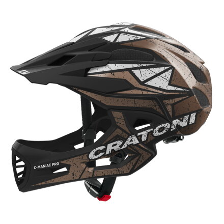 Prilba CRATONI C-Maniac Pro Black/Gold/White Glossy - M/L (54-58cm)