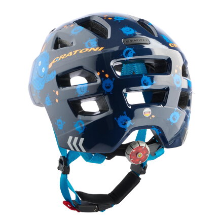 Detská prilba CRATONI Maxster Monster Blue Glossy - S/M (51-56cm)