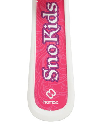 Detské lyže s palicami HAMAX Pink Pony Design