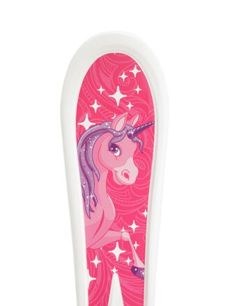 Detské lyže s palicami HAMAX Pink Pony Design