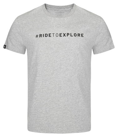 Triko PELLS Journey s logem #RIDETOEXPLORE Grey - M