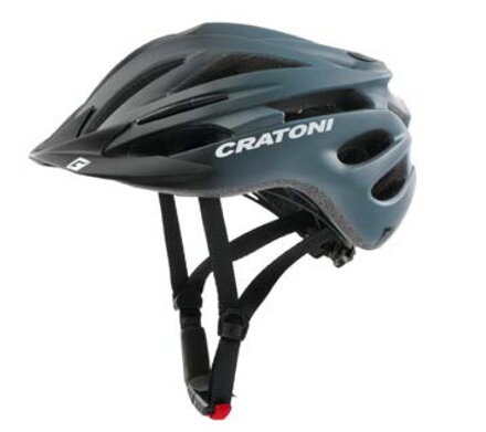 Dětská helma CRATONI Pacer JR. Black/Grey Matt - S/M (54-58cm)