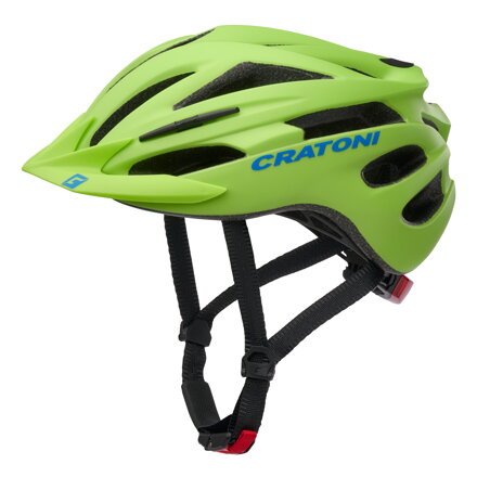 Detská Prilba CRATONI Pacer JR. Lime/Blue Matt - S/M (54-58cm)
