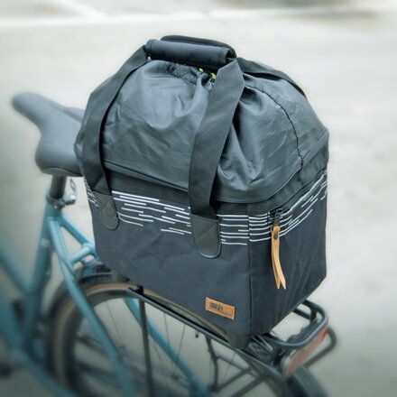 Košík SKS Foldable Basket Giselle Black Reflect MLT
