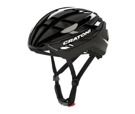 Prilba CRATONI C-Vento Black Glossy/Matt - M/L (56-60cm)