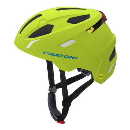 Detská prilba CRATONI FunCat Lime Matt Glossy - S/M (49-56 cm)