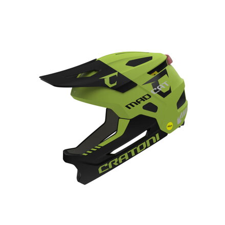 Detská Prilba CRATONI MadCat MIPS Lime/Black Matt - S/M (49-56cm)