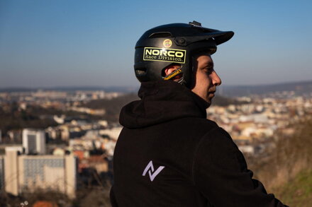 Mikina NORCO Team Black/Purple - S