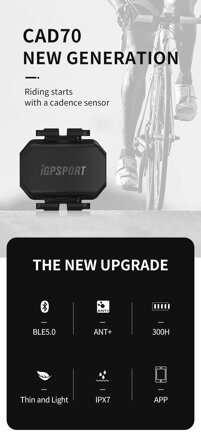 Snímač kadencie iGPSport CAD70 Cadence sensor Snímač kadencie iGPSport CAD70 Cadence sensor