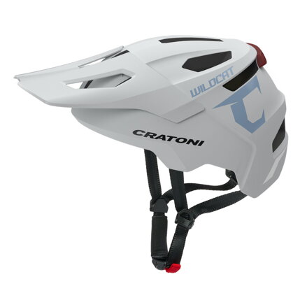 Detská prilba CRATONI WildCat LED Coolgrey Matt - S/M (49-56cm)