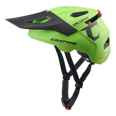 Detská prilba CRATONI WildCat MIPS Lime Matt - S/M (49-56cm)