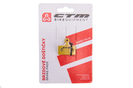 Brzdové doštičky CTM S-02, Shimano XTR, XT, SLX, FSA sintered Brzdové doštičky CTM S-02, Shimano XTR, XT, SLX, FSA sintered