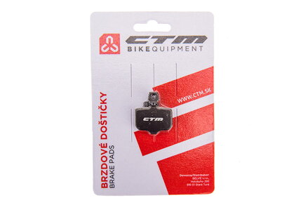 Brzdové doštičky CTM SM-04, Avid Elixir, SRAM XX/XO, semi-metalick Brzdové doštičky CTM SM-04, Avid Elixir, SRAM XX/XO, semi-metalick