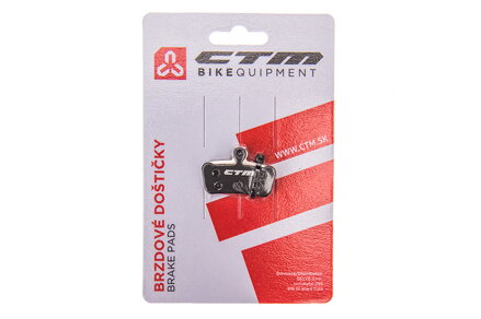 Brzdové doštičky CTM SM-06, Avid Elixir7/9, SRAM XO,/TRAIL/GUIDE, Brzdové doštičky CTM SM-06, Avid Elixir7/9, SRAM XO,/TRAIL/GUIDE,