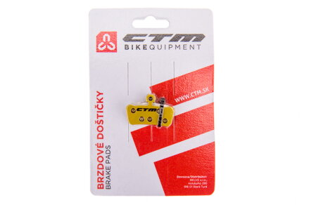 Brzdové doštičky CTM S-04, Avid Elixir7/9, SRAM XO,/TRAIL/GUIDE, Brzdové doštičky CTM S-04, Avid Elixir7/9, SRAM XO,/TRAIL/GUIDE,
