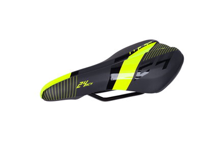 Sedlo CTM detské Willy, čierne, žltý pásik,  24''