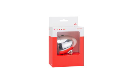 Osvetlenie predné CTM Retro I,1LED, batériové, strieborné Osvetlenie predné CTM Retro I,1LED, batériové, strieborné