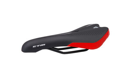 Sedlo CTM Caliber čierna/červená