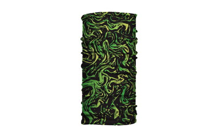 Šatka CTM WRAP, Graphite neónová