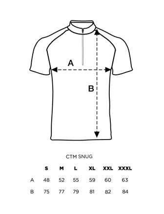 Dres CTM SNUG LINE 2019, tmavošedá/ limetková, M Dres CTM SNUG LINE 2019, tmavošedá/ limetková, M