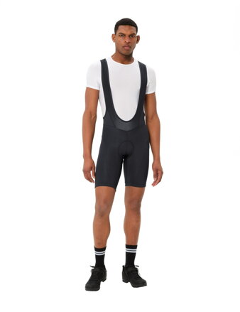 Vaude cyklistické nohavice s trakmi Active, pánske, black uni