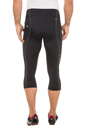 Vaude cyklistické nohavice Active 3/4, pánske, black uni