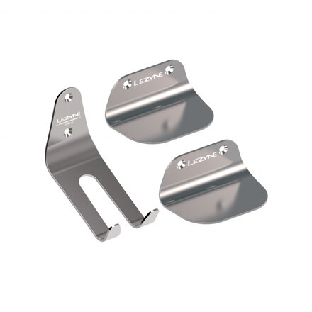 LEZYNE držiak na stenu nerezový, PEDAL HOOK-SILVER LEZYNE držiak na stenu nerezový, PEDAL HOOK-SILVER