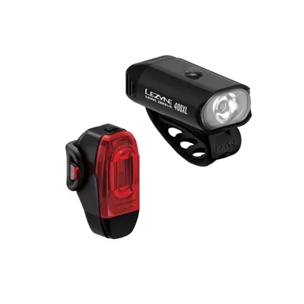 Lezyne set svetiel MINI DRIVE 400XL & KTV DRIVE+