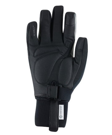 ROECKL cyklistické rukavice zimné Villach 3, unisex, black/silver pine