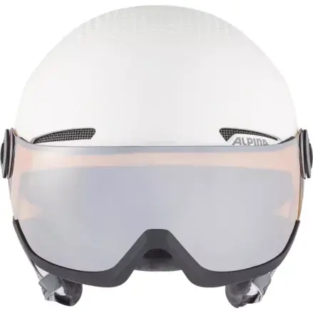 ALPINA Lyžiarska prilba ARBER VISOR biela mat ALPINA Lyžiarska prilba ARBER VISOR biela mat