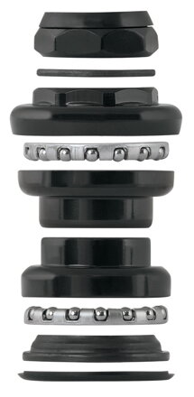FORCE hlavové zloženie závitové 22,2mm, utesnené, 1" Fe, čierne FORCE hlavové zloženie závitové 22,2mm, utesnené, 1" Fe, čierne