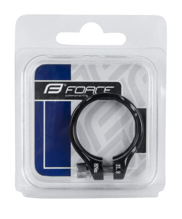 FORCE objímka sedlovky na inbus 31,8mm Al, čierna FORCE objímka sedlovky na inbus 31,8mm Al, čierna