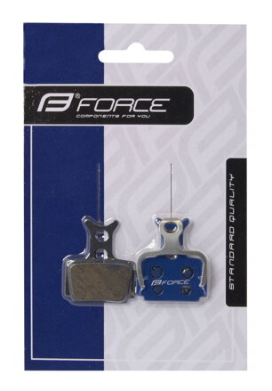 FORCE doštičky brzdové FORMULA Mega Fe, s pružinou FORCE doštičky brzdové FORMULA Mega Fe, s pružinou