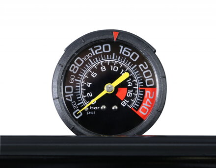 FORCE pumpa veľká AIR TANK BOOSTER 18 bar, čierna FORCE pumpa veľká AIR TANK BOOSTER 18 bar, čierna