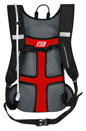 FORCE batoh BERRY ACE PLUS 12L + 2L rezervoár, čierno-šedý FORCE batoh BERRY ACE PLUS 12L + 2L rezervoár, čierno-šedý