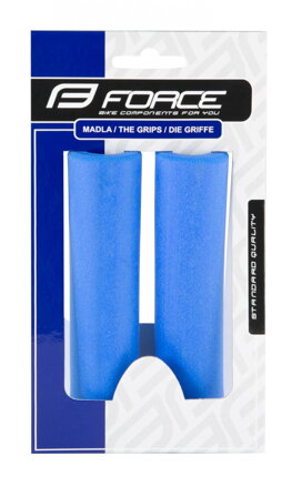 FORCE madlá LUCK silikónové, modré, balené FORCE madlá LUCK silikónové, modré, balené