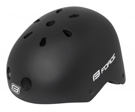 FORCE prilba BMX, čierna matná FORCE prilba BMX, čierna matná