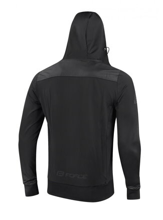 FORCE mikina/bunda ELEGANT celorozepínacia,čierna FORCE mikina/bunda ELEGANT celorozepínacia,čierna